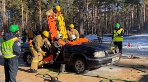 В Пскове прошли соревнования по ликвидации последствий ДТП