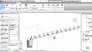 Обзор семейства Revit MEP комплекта коаксиального дымохода с удлинителями