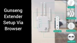 How To Setup Gunseng 5g Dual Band 1200mbps Range Extender? Wifi Repeater Setup | Devicessetup