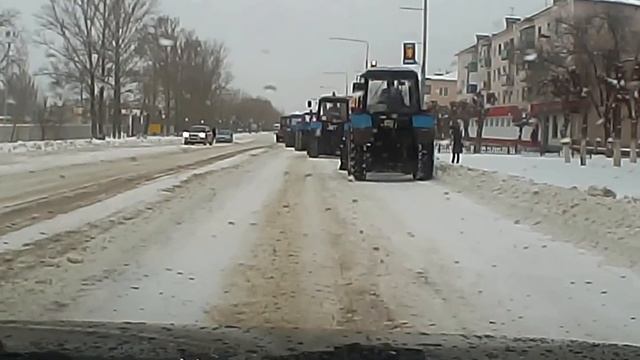 Дорожники в Котово 17.01.2016 год. смотреть онлайн