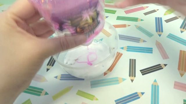 Слайм из 10 видов клея!! Смешала 10 видов клея! смотреть онлайн