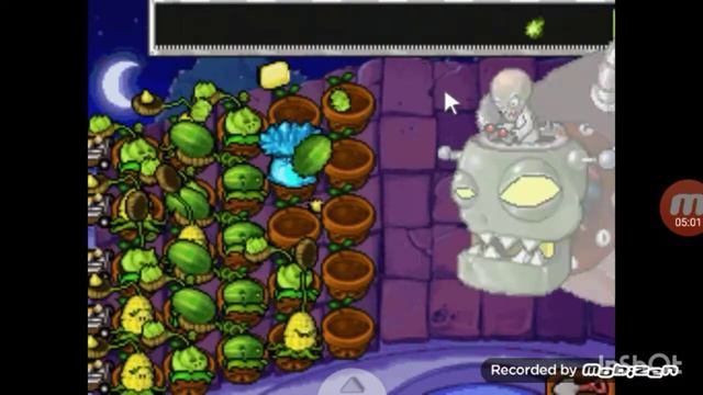 plants vs zombies | прохождение зомбосcа в Nintendo DS версии PvZ смотреть онлайн