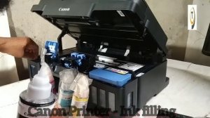 how to refill ink in Canon G2010 printer