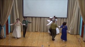 Вальс "В городском саду играет духовой оркестр" на празднике "День Победы".  Москва