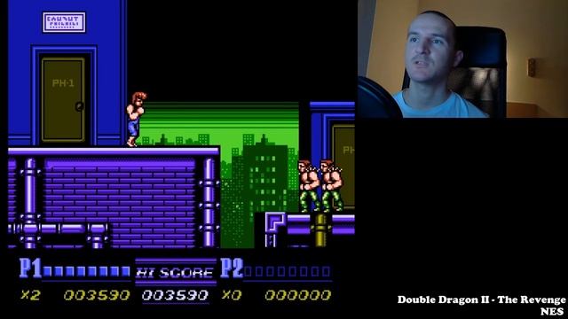 Double Dragon II - The Revenge. NES. Геймплей смотреть онлайн