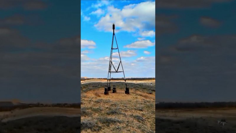 Высшая точка бугра Бэра в Астраханской степи
