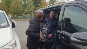 Короткая встреча с Александром Кичигиным, ну и конечно же гармонь! Мурка