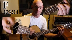 CCR - Have you ever seen the rain? Acoustic guitar tutorial with Chords, lyrics and stuff