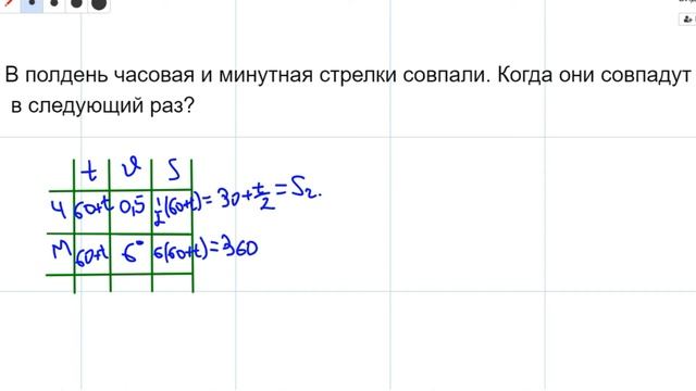 Разбор олимпиадной задачи про стрелки часов. Учимся решать нестандартные задачи смотреть онлайн