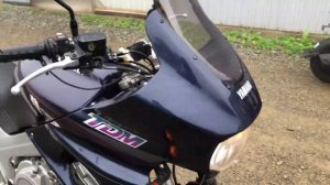 Видео запуска Yamaha TDM 850