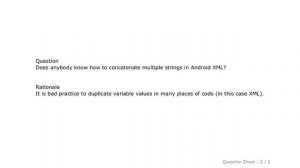 Android : How to concatenate multiple strings in android XML?