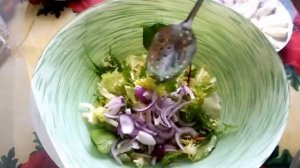 Салат с Моцареллой, Салатный Микс с Моцареллой и Тунцом