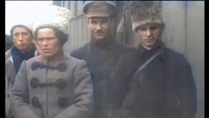 Нестор Махно и махновцы в Бердянске. 1919 год. Видеохроника в цвете