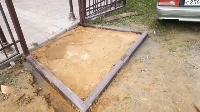 УКЛАДКА ТРОТУАРНОЙ ПЛИТКИ, (ВИБРОПРЕССОВАННОЙ). УКЛАДКА БРУСЧАТКИ.