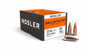 Пуля Nosler Ballistic Tip Varmint .22 55 gr/3,6грамм BC-0,267