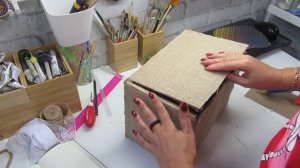 Декор коробок для хранения | DIY | ОРГАНИЗАЦИЯ И ХРАНЕНИЕ вещей