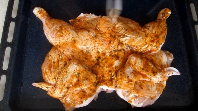 С ПЫЛУ, С  ЖАРУ цыплёнок  ТАПАКА