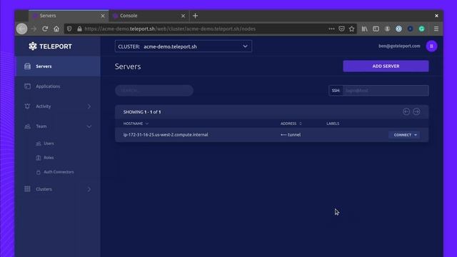 Adding your first server to Teleport смотреть онлайн
