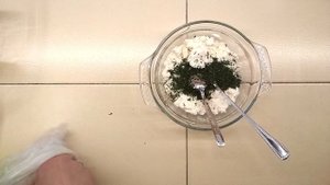 Намазка творог и авокадо