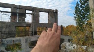 Гараж из керамзита- бетонных плит. Три плиты на месте!