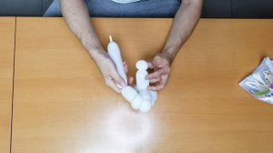 Зайчик из шарика своими руками. Кролик из шаров шдм. Como hacer un conejo con globos