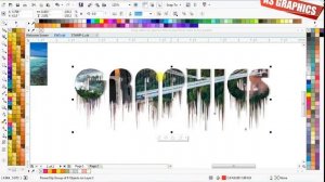 CorelDraw X7 Tutorial - Wet Paint Effect - Frist Time in Coreldraw - best idea by as graphics