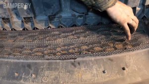 Установка защитной сетки под решетку радиатора