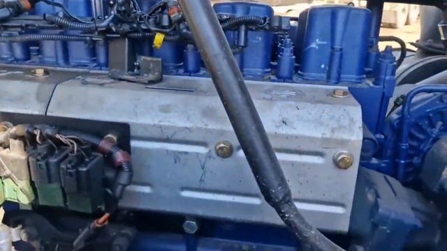 WEICHAI WP12.420 Вейчай установка двигателя евро 2 на МАЗ 6312 сортиментовоз смотреть онлайн