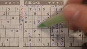 Thursday. Bonus Extra edition (#7963) Three Stars Sudoku puzzle 02-08-2024 Extra part 1 of 4