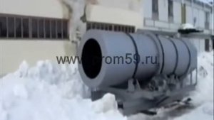 Сушильный барабан, установка барабанного типа для сушки песка.