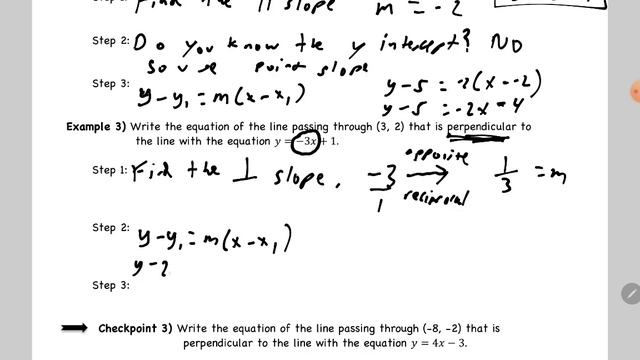 geometry 3.5 write and graph equations of lines смотреть онлайн
