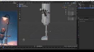 BLENDER 4 для новичков. Урок 10. Делаем Риг роботу. Настраиваем инверсную кинематику