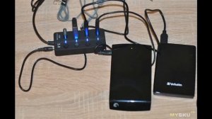 Хаб usb 3.0 Ruipoo на 4 порта с внешним питанием | #Обзор