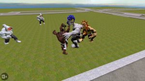 КАЧКИ СОЛНЦЕ И ЛУНА ПРОТИВ ВСЕХ КАЧКОВ СЦП В ГАРРИС МОД! ФНАФ 9 FNAF SECURITY BREACH В Garry`s Mod!