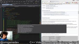 C++ Video Decoder with lib ffmpeg - day 2