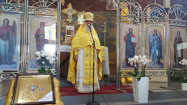 Проповедь на Божественной Литургии в Неделю 5-ю по Пятидесятнице. Архимандрит Амвросий (Макар) смотреть онлайн