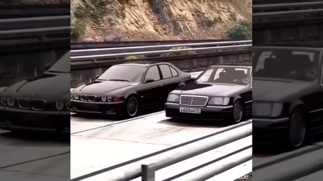 Гонка мерседес W140 VS BMW!!! смотреть онлайн