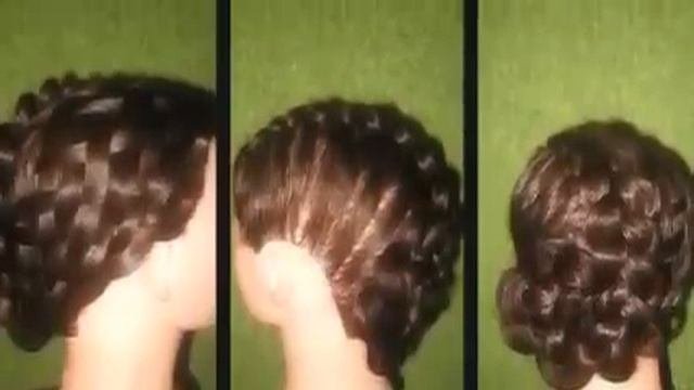 ⒺⓀ▶Варианты причесок с плетением.