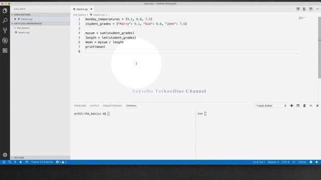 dictionary types in python - python dictionaries python tutorial-learn python programming -Lesson 1