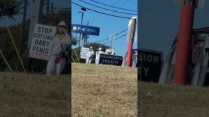 Galland Dolphinz Brown Encounters an Intactivist Demonstration