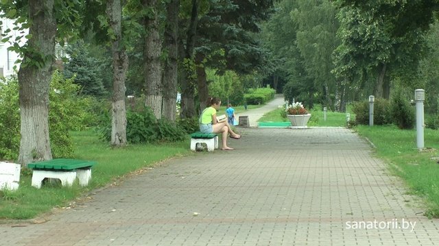 Санаторий Нарочь - территория, Санатории Беларуси