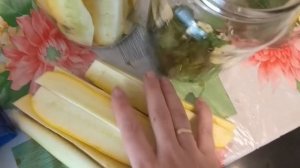Желтые Кабачки с чесночком на зиму