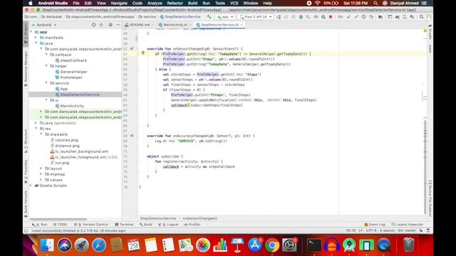 Android Step Counter with Source Code | Complete Real World Project | Fitness App Urdu/Hindi 2020 смотреть онлайн