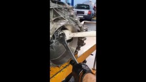 Вариатор 01J (Audi). №4 Установка вала с ведущей шестерней (прессом оригинальной конструкции)