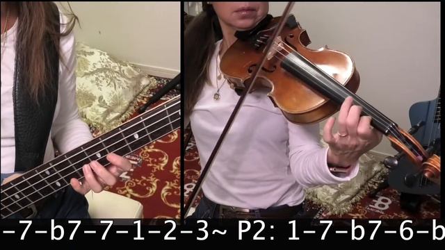 [ベース]ビバップ入門その４〜クロマチック1-7-b-7ヴァイオリン付き смотреть онлайн