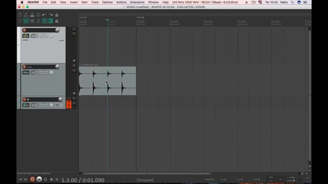 [REAPER] Click em saída independente смотреть онлайн