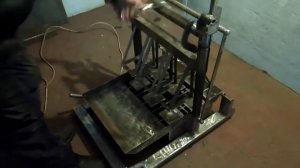 Вибростанок для песко блоков самодельный