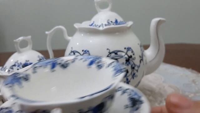 Моя новая покупка,чайный сервиз из костяного фарфора