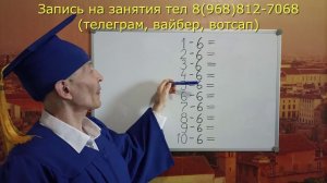 Как выучить вычитание на 6 с отрицательными ответами быстро и навсегда в игре! Повторяй за учителем!