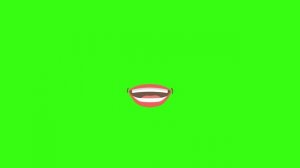 ГОВОРЯЩИЙ РОТ АНИМАЦИОННЫЙ ФУТАЖ на ЗЕЛЕНОМ ФОНЕ / TALKING MOUTH on GREEN SCREEN